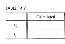 TABLE 14.7
Calculated
Vs
1s
