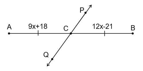 P.
9х+18
12х-21
+
A
C
В
Q
