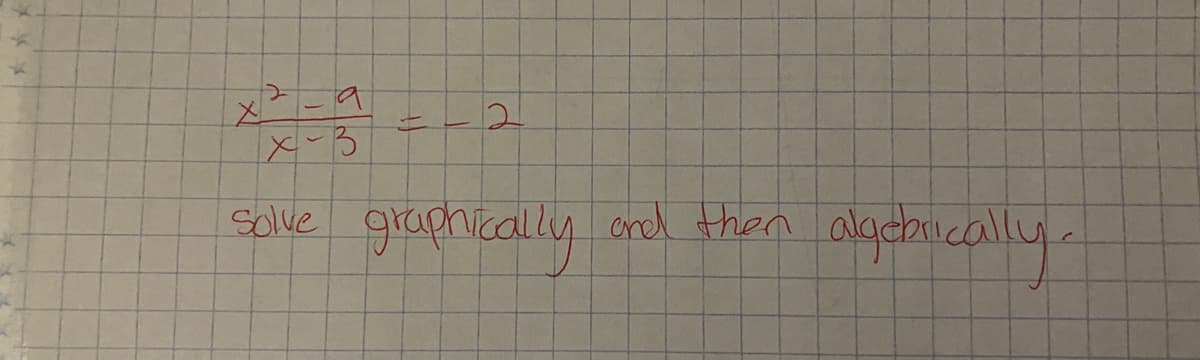 メ-a
X-3
2.
guphically
dachically.
Solve
cnd then
