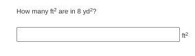 How many ft? are in 8 yd??
ft2
