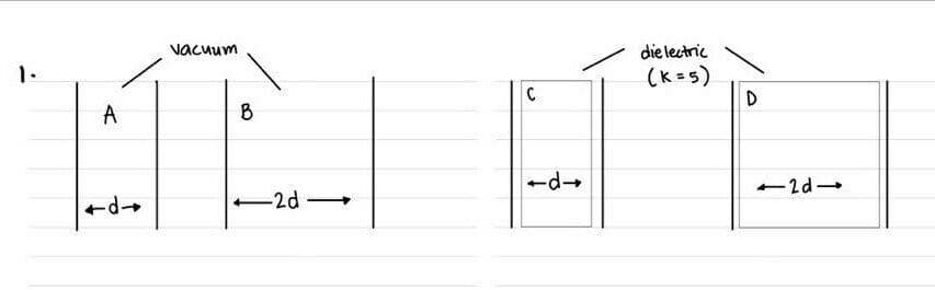 vacuum
die lectric
(K =5)
D
1.
C
A
-2d
