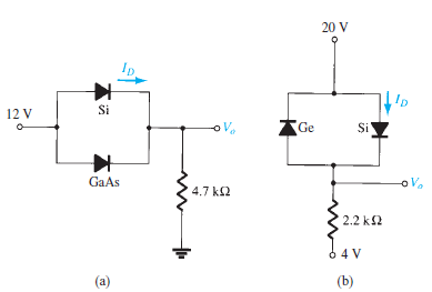 20 V
Ip
12 V
Si
AGe
Şi
GaAs
4.7 k2
2.2 k2
6 4 V
(a)
(b)
