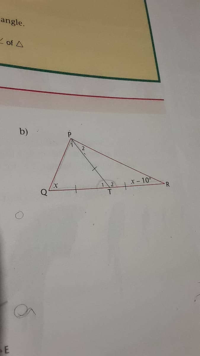 angle.
- of A
b)
X-10
R.
