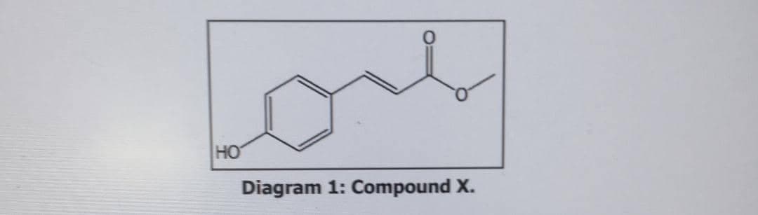 но
Diagram 1: Compound X.
