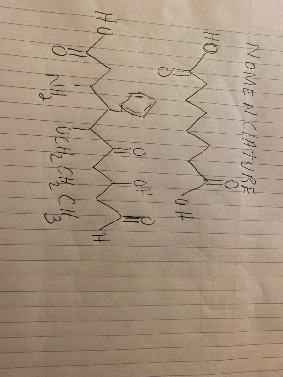 NOMENCIATURE
HO
oH
NH OCH CH CH
