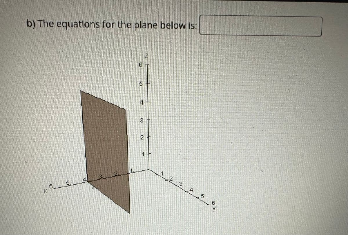 b) The equations for the plane below is:
K
4
ma
PA
5-
mengörener
A SO
4