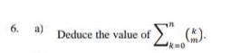 6. a)
Deduce the value of
k=D0
