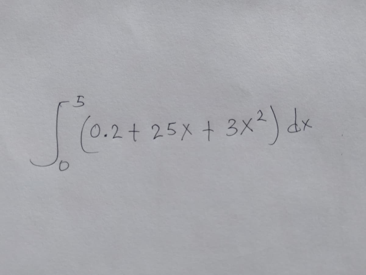 (0.2t25x+3x²) dx
