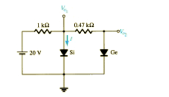 1 ka
0.47 k
20 V
Si
Ge
