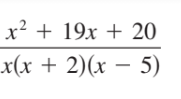 x2 + 19х + 20
x(х + 2)(х — 5)
