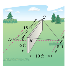 C
18 ft
D
6 ft
8 ft
10 ft –
