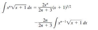 2r"
2n + 3* + 1)3/2
2n
2n + 3
"-IVx + 1 dr
