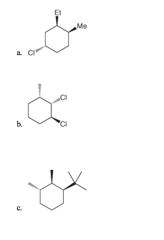 a. CIV
b.
C.
Et
CI
&
CI
Me