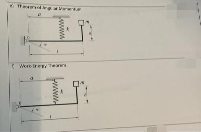 e) Theorem of Angular Momentum
a.
f) Work-Energy Theorem
