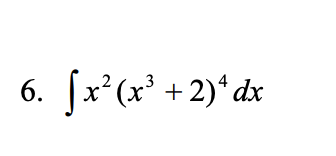 6. [x (x' +2)*dx
