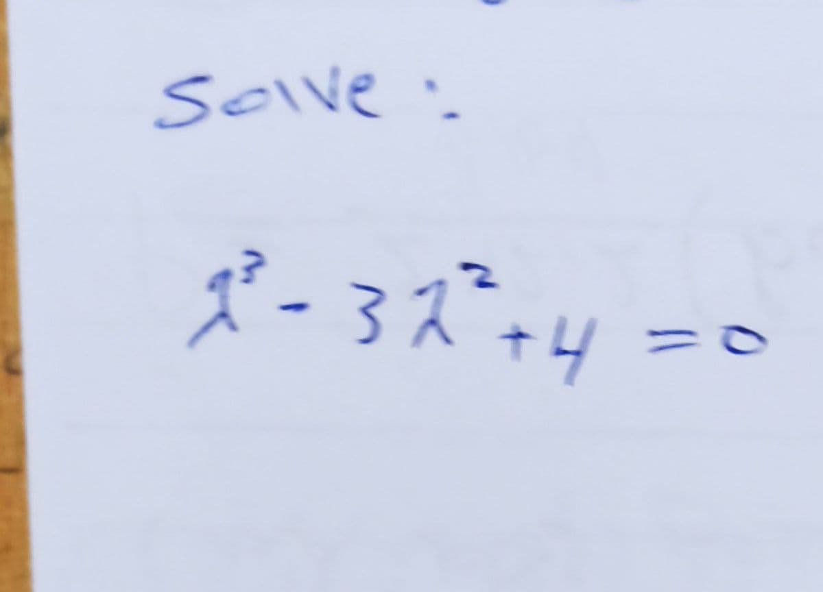 solve:
ズー3スy =
