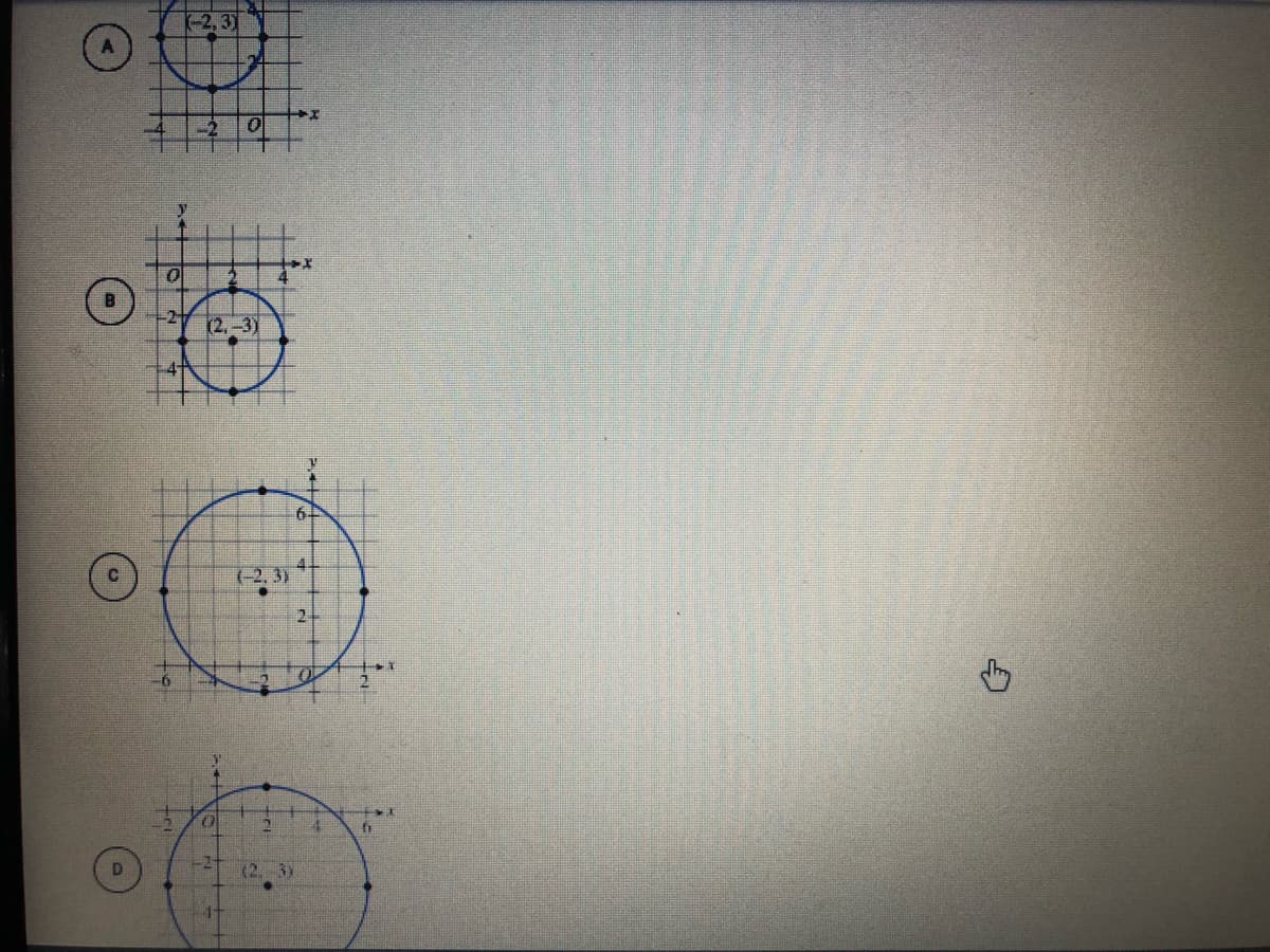 K-2, 3)
(2,-3)
(-2, 3)
2
D.
