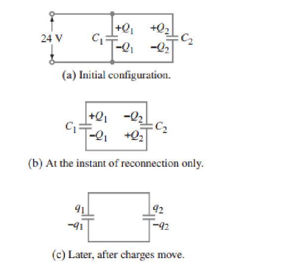 |+0, +02
C2
+Q1
24 V
-Q1
-02
(a) Initial configuration.
