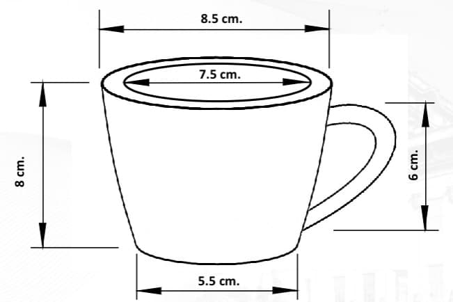 8 cm.
8.5 cm.
7.5 cm.
5.5 cm.
6 cm.