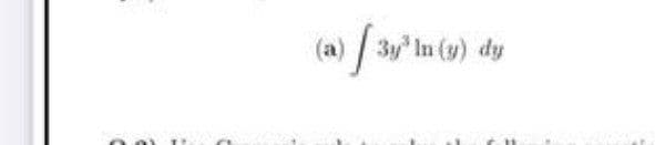 (a) / 3y In (u) dy
