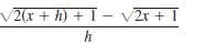 V2(x + h) + I - V2r + 1
h
