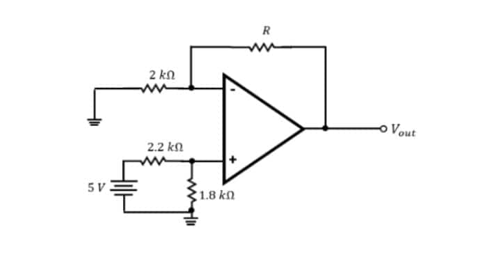 5V
2 ΚΩ
2.2 ΚΩ
1.8 ΚΩ
R
- Vout