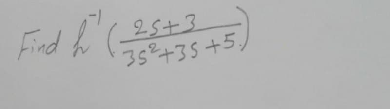 Find h
25+3
35°+35+5)
