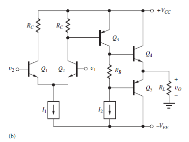 o +Vcc
Rc
Rc
Q3
RB
Os RL.
o -VEE
(b)
