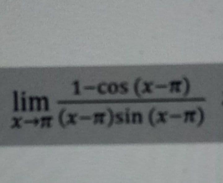 1-cos (x-m)
lim
