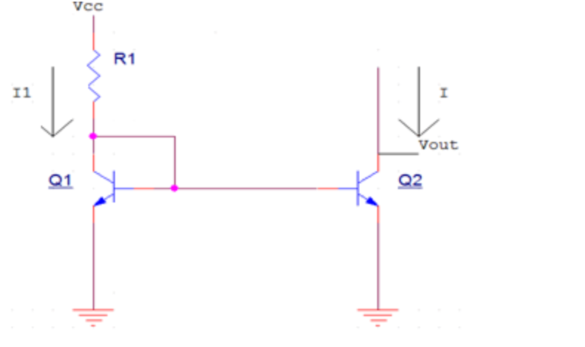 H
I1
Vcc
Q1
R1
H
Vout
Q2