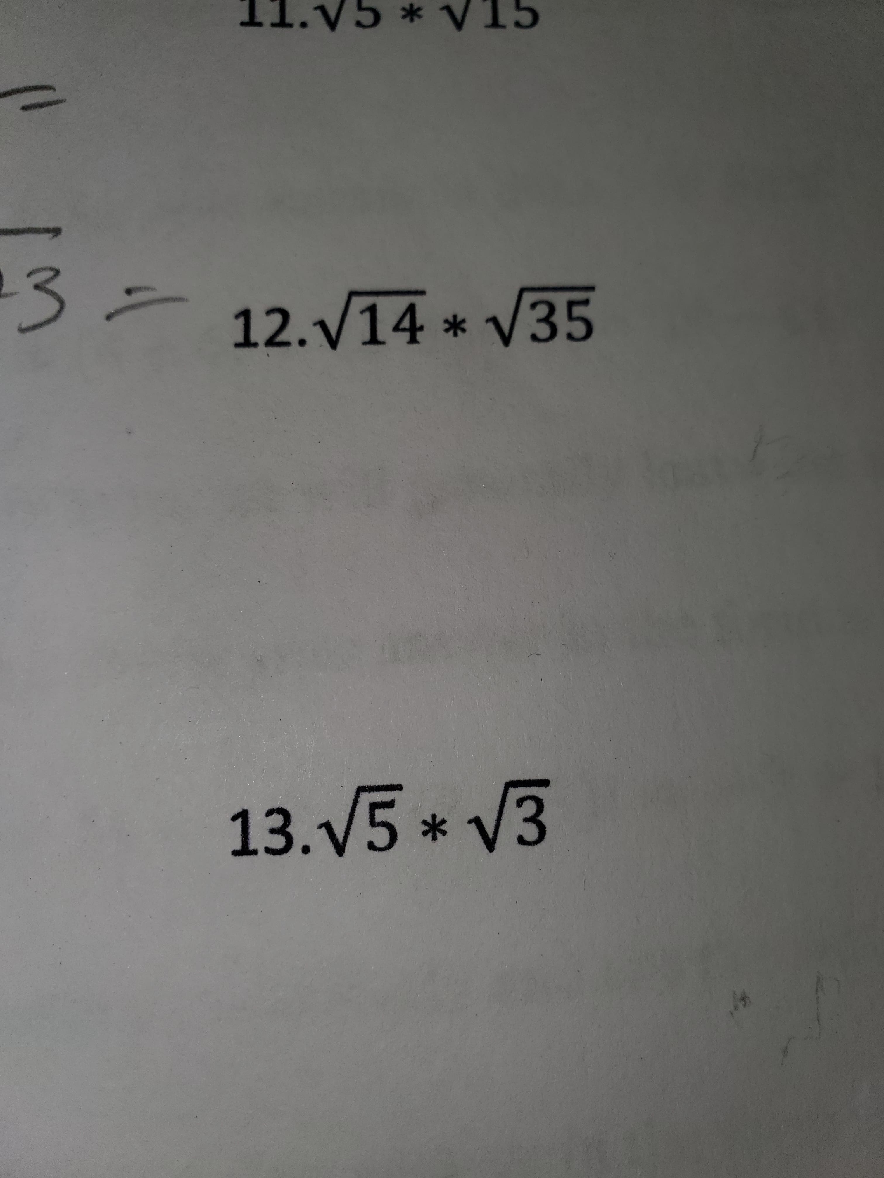 V15
'3-12.V14 * V35
13.V5 + V3
