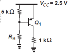 5 ΚΩ
RB
Vcc = 2.5 V
και
MI
1kΩ