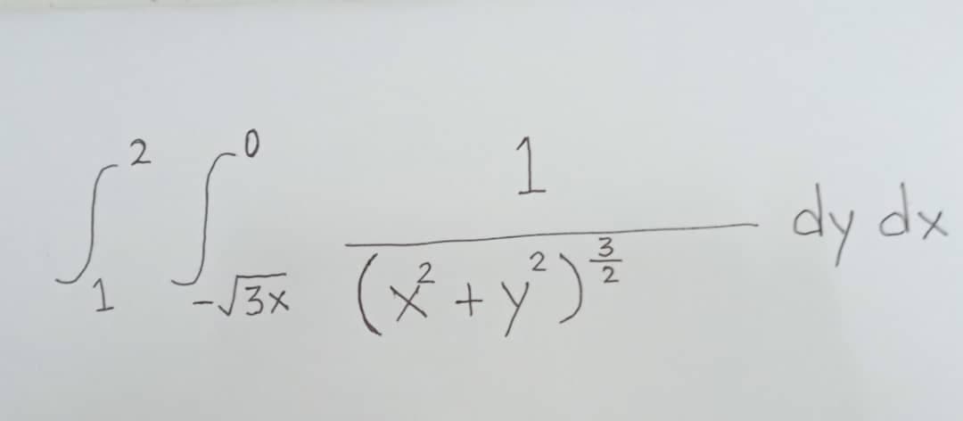 2
(x +y')*
dy dx
1.
-J3x
