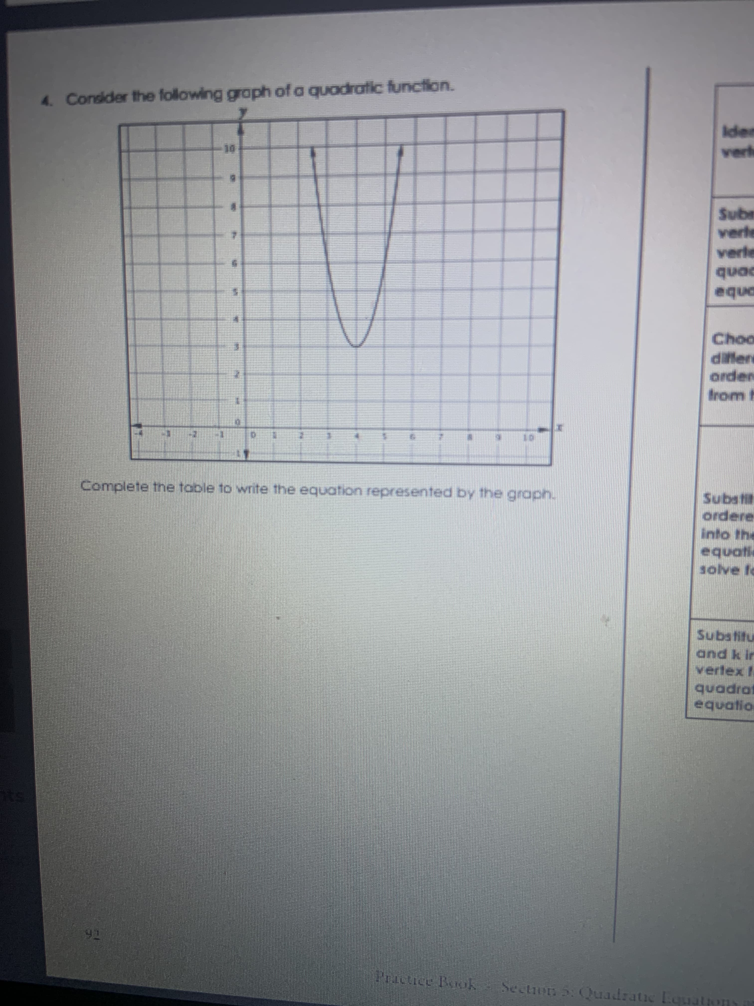 quadratic function.
