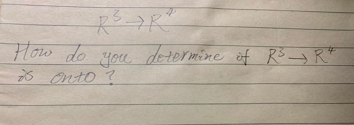 How do 4ou determine of RS> R*
75 onto?
