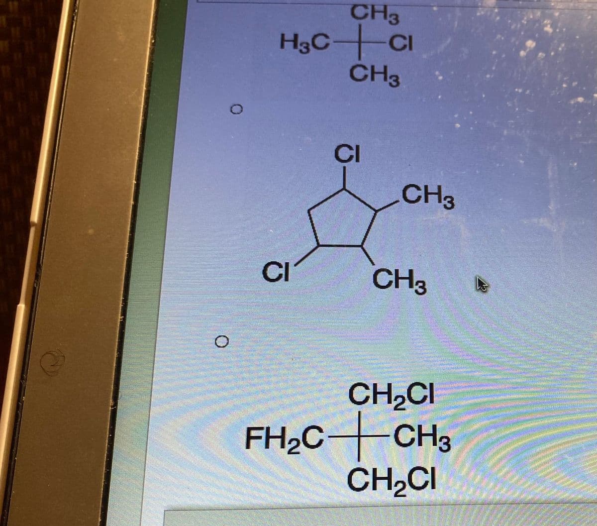 CH3
H₂CCI
CH3
CI
CI
CH3
CH3
CH₂CI
FH₂C-CH3
CH₂CI