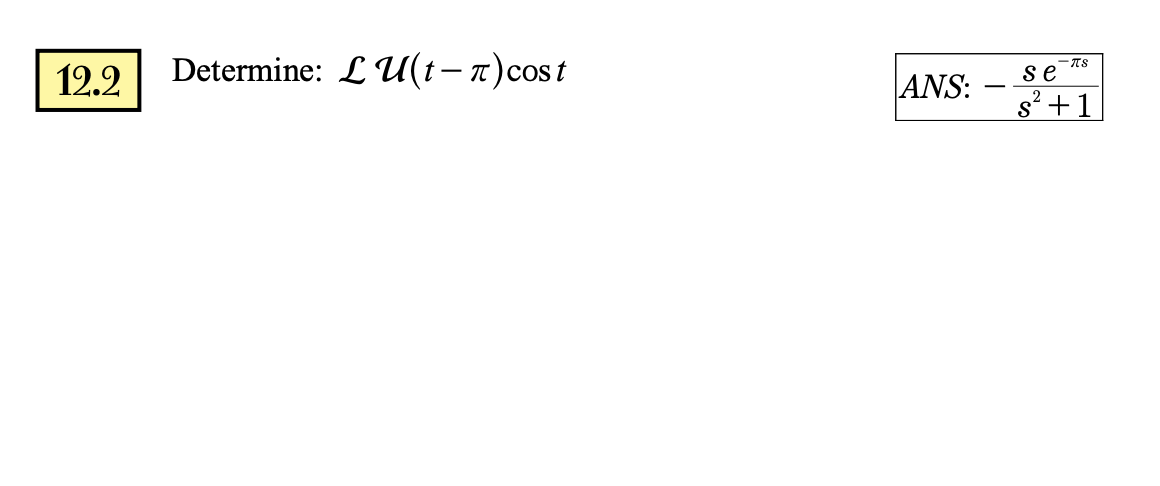 12.2
Determine: LU(t- π) cost
ANS:
se
TS