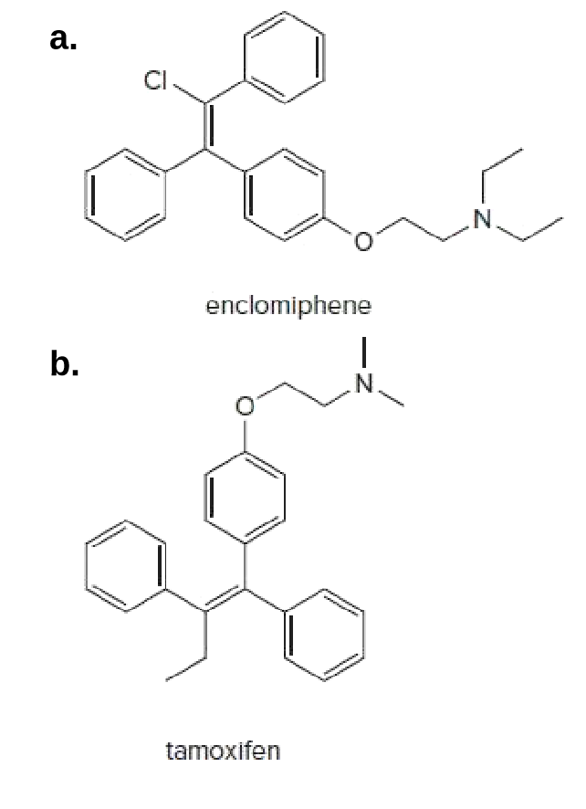 a.
.N.
enclomiphene
|
N.
b.
tamoxifen

