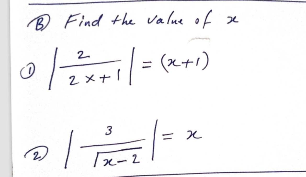 B Find the value of se
2
1글+11=(x+1)
①
②
3
11
건