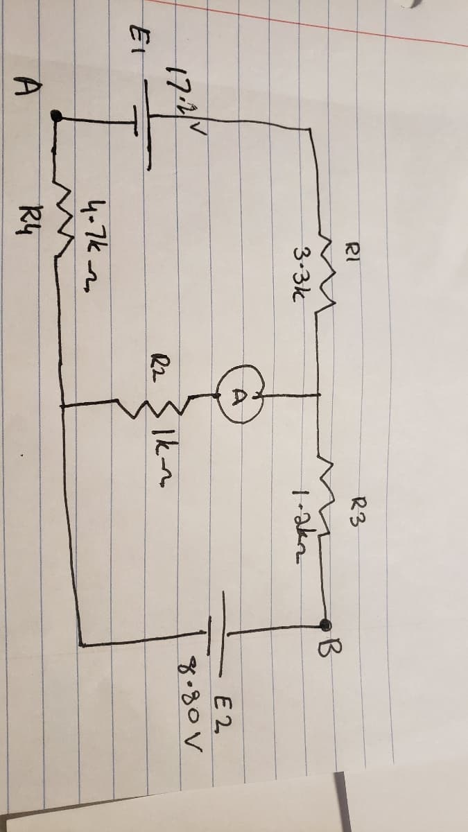 RI
R3
3-3k
E2
17-2/
8.80V
Et
R2 SIk-n
R4
