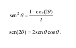 1-cos(20)
sen 0
2
sen(20) = 2sen 0 cos0.
