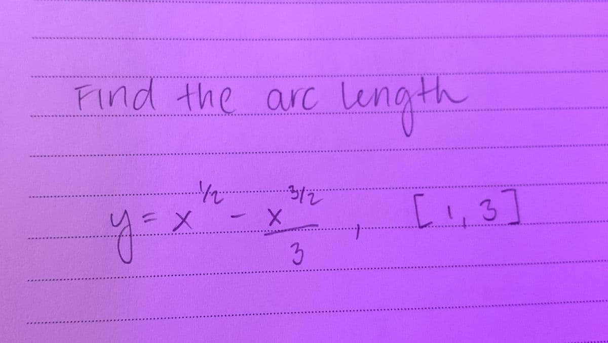 Find the arc Length
[',3]
3.
