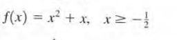 f(x) = x² + x, xN
