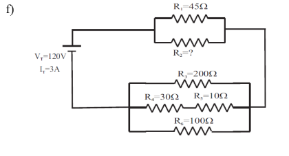 f)
V₁-120V
1,₁-3A
R₁=4592
www.
R₂=?
R,=200Ω
www
R₂-1022
R₂=300
wwwwwww
R.100Ω
m