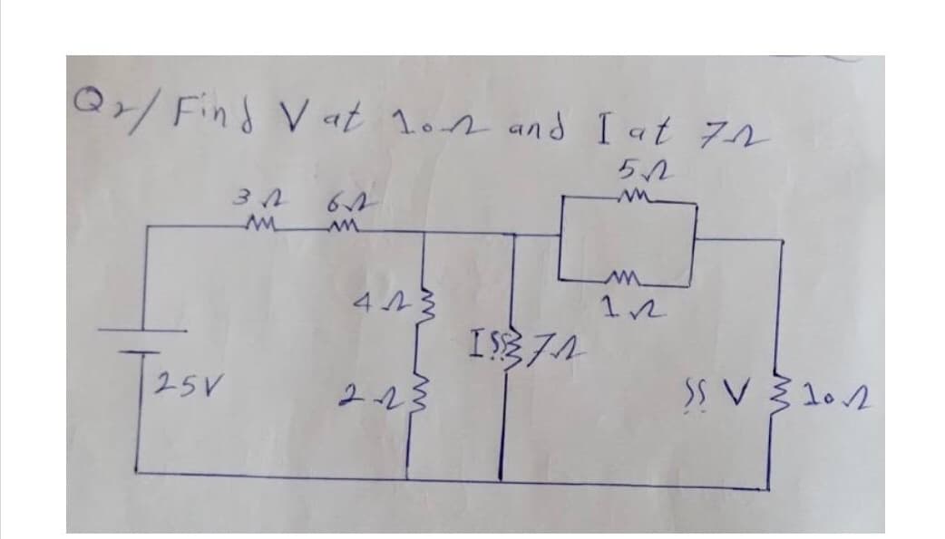 O/ Find Vat 102 and Iat 71
25V
213
SS V 3 102
