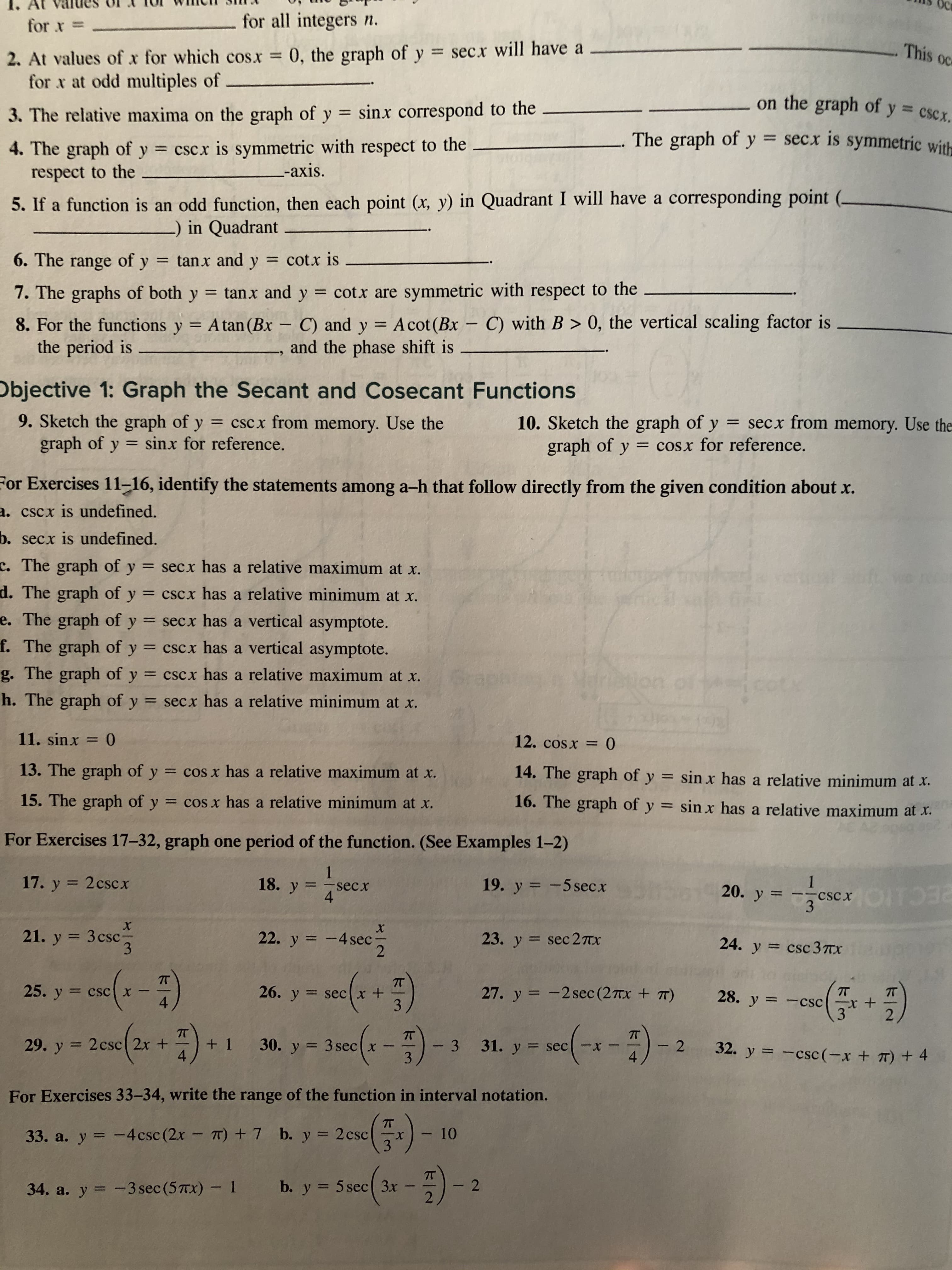 T
y = -csc
T
