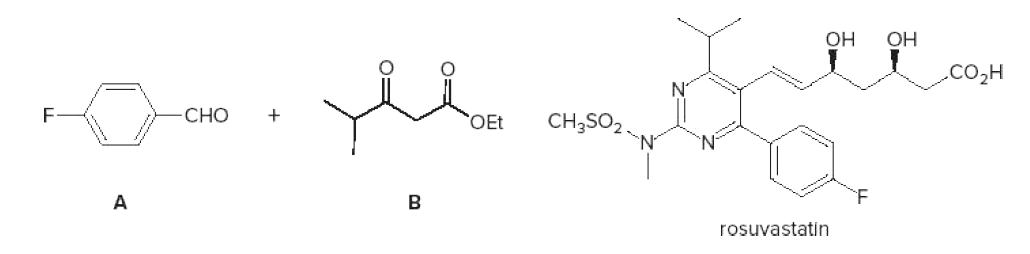 он
OH
CO2H
CHO
OEt
CH;SO2
rosuvastatin
