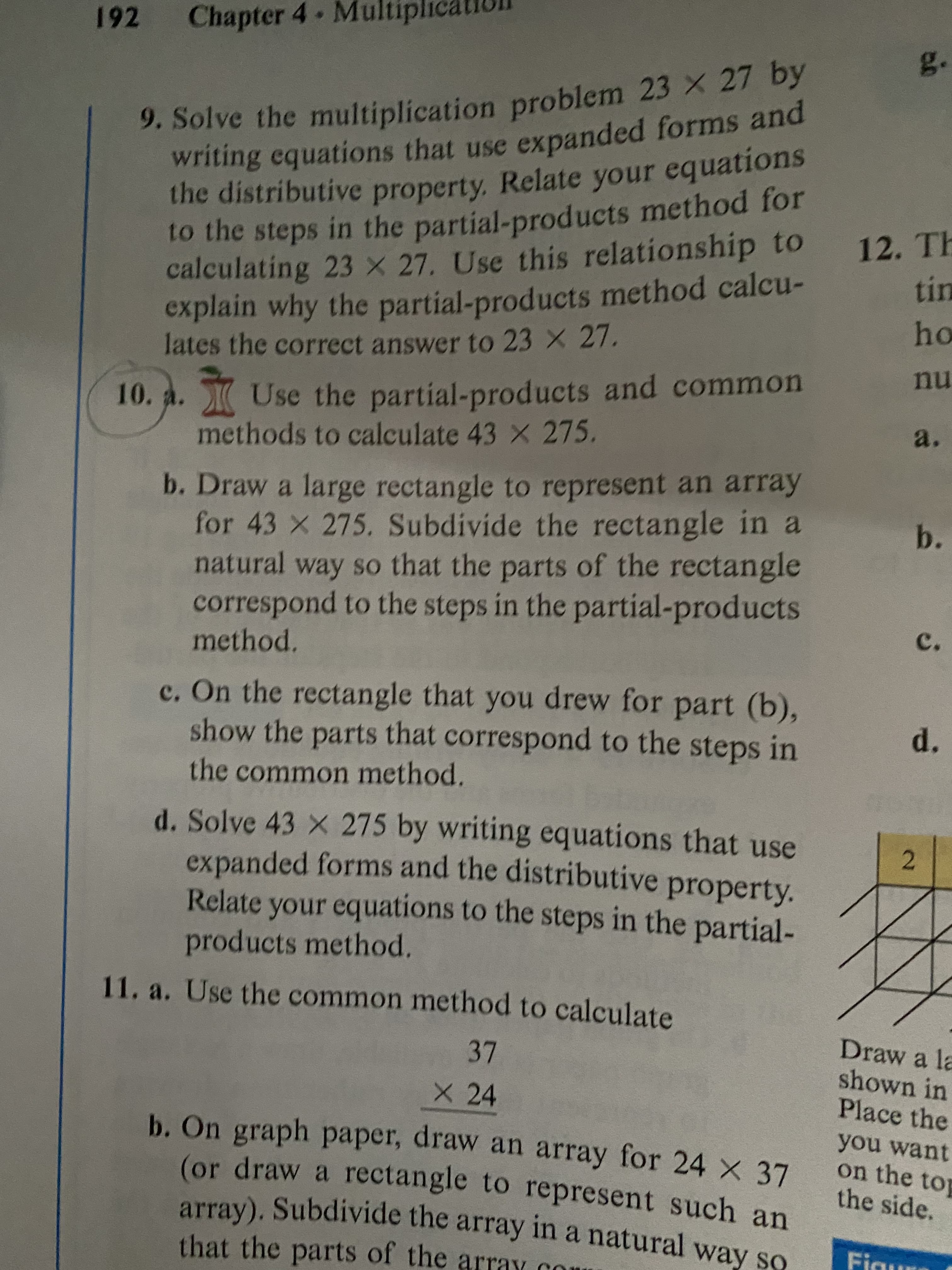 de
re
natural way so that the parts of the rectangle
correspond to the steps in the partial-products
method.
