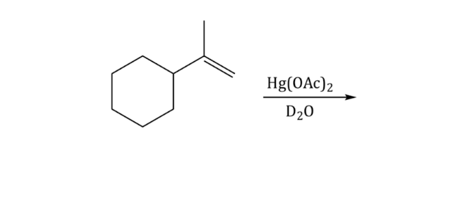 Hg(OAc)2
D20
