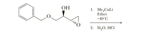 ОН
1. Me,CuLi
Ether
-40°C
2. Н,О, НС
